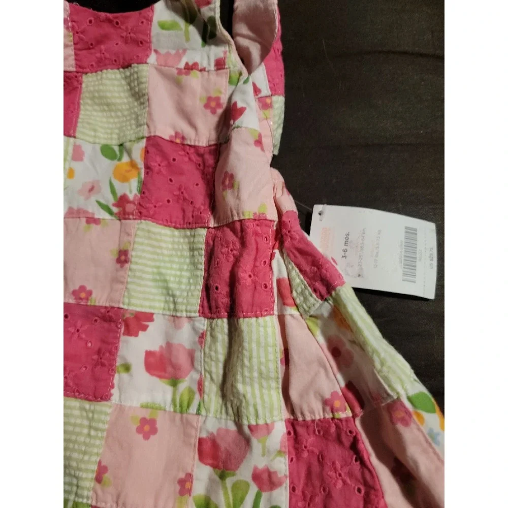 Gymboree in full bloom layette line dress‎ 3 6 months nwt
